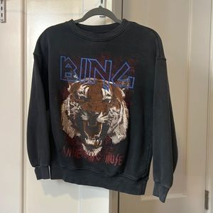 Anine Bing Tiger Sweatshirt Size XS